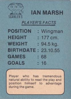 1981 Scanlens VFL #98 Ian Marsh Back